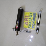SILENCER KNALPOT CREAMPIE KARBON NINJA R RR SS 2Tak KNALPOT RACING