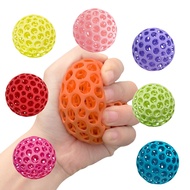 3D Printed Lattice Stress Ball, "Parametric" Hollow Fidget Toy for Anxiety Relief, Washable Hand Gri