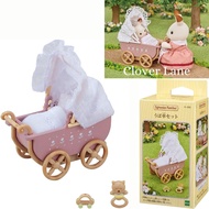 Sylvanian Families Baby and Child Pram Stroller Doll House Furniture Accessories Miniature Toy