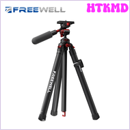 HTKMD Freewell ขาตั้งกล้องท่องเที่ยวคาร์บอนไฟเบอร์แท้พร้อมหัวบอล360 ° สำหรับกล้องและสมาร์ทโฟน