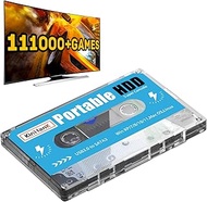 Kinhank 500G Portable External Game Hard Drive Disk, Built-in 111000+ Games, Batocera 33 Game System