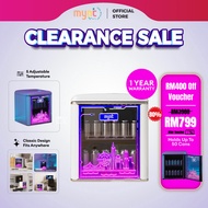 Mynticool Beverage Cooler 45L Mini Bar Chiller Fridge Mini Showcase Single Door LED Display Gaming N