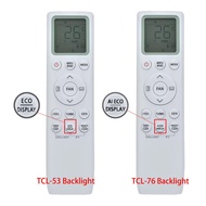 FOR TCL Air Cond Remote Control TCL-53 /TCL-76Air Conditioner Remote Control Fahrenheit Celsius conv