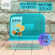Hộp bảo quản LocknLock EZ Lock hình chữ nhật nhựa PP an toàn vệ sinh thực phẩm P3H Store