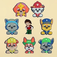 Paw Patrol Cave Shoes Buckle Crocs Charms PVC Decorative Soft Rubber Kawaii Cartoon Chase Skye Dog  Shoes Accessories Toy gifts