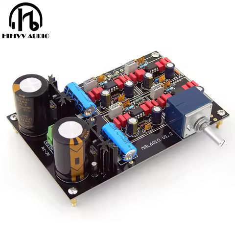 MBL6010 Front Stage Preamplifier Board JRC5534 OP AMP Black-Gold Edition German MBL6010D Preamp HIFI
