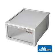 HomePro STACKO Plastic Shoe Box W28xD35xH17 Cm Grey