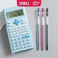 Deli Calculator OuYang Nana Series Scientific Calculator 240F-10+2 Digits 1700-LBLU/1700-LPINK/1700-