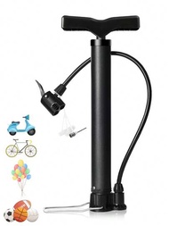 便攜迷你自行車泵,高壓泵適用於山地路單車,配有球類、游泳圈、充氣玩具針頭