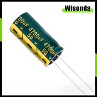 5Pcs Capacitor 50V4700UF 50V 4700UF 18*35MM  Low ESR High Frequency Aluminum Electrolytic Capacitor