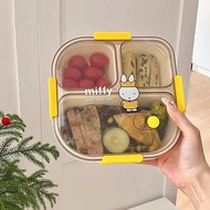 bekas makanan bekas makanan tahan panas bekas makanan baby Miffy Compartment Lunch Box Lunch Box Mic