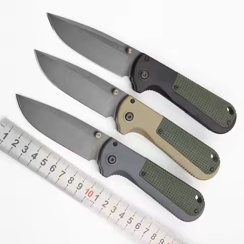 JUFULE REDOUBT 430BK Folding Mark D2 Blade Nylon Fiber Handle Outdoor Camping Hunt Survival Multi Po