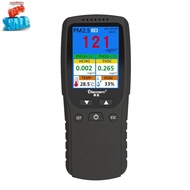 9 in 1 Air Quality Monitor Indoor Outdoor PM2.5, PM1.0, PM10, HCHO, Detector Tester Temperature and 