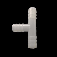 10 Pcs Barbed T-Tube Chicken Water Nipples Connector Rabbit Waterer Connector 8mm Connecting Pipe