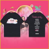 Sta5 4EVE Concert 1-LINE UP Mind Jorin Taaom Hannah Fai Punch Aheye Cosplay Cloth T-Shirt Anime Shor