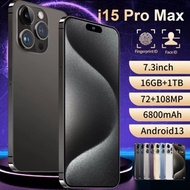 I15 PRO MAX Original 16GB+1TB 6.8-inch Full Display Android Phone Smartphone