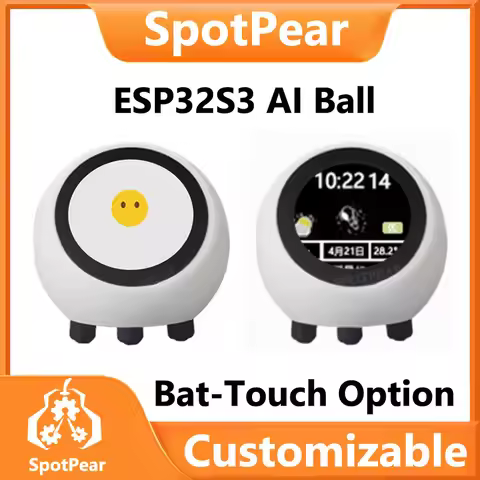 DeepSeek AI Voice Chat Robot ESP32-S3 1.28inch LCD Display N16R8 Electronic EYE Clock Desktop espHom