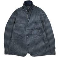 Engineered Garments Made in USA Logger Jacket - HB Gangster St. Herringbone Stripe Logger Jacket, Si