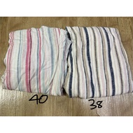 preloved stripped pants by.onni indonesia brand