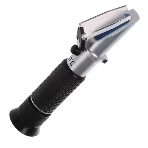 RHC-200ATC Handheld Clinical Urine Veterinary Protein Refractometer Pure Aluminium Styles For Brix T