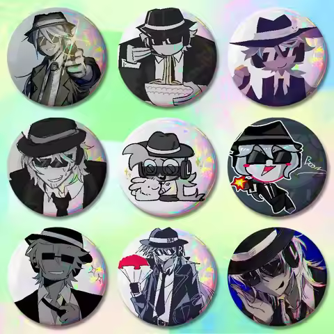 F-ForsakenS-S C-Chance Custom Badges 75mm 44mm 25mm Brooch Backpack Hat Enamel Pins Accessories Toys