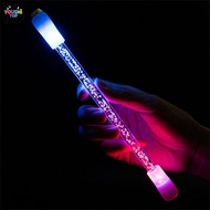 YOUSHI TOP เกมมือ ปล่อยความดัน ส่องสว่าง แบตเตอรี่เซลล์ขับเคลื่อน ของเล่น Light-Up ไฟ LED ปากกาหมุน 