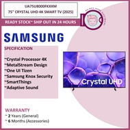 SAMSUNG 75" Crystal UHD 4K Smart TV UA75U8000FKXXM