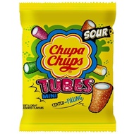 Chupa Chups Bites Tubes Sour จูปา จุ๊ปส์ เยลลี่ ผลไม้รวม รสเปรี้ยว Nimm2 Haribo Jelly Belly Trolli 26.4 และ 90g