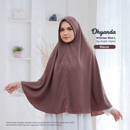 Arafa Hijab - Khimar DHYANDA L | Jilbab Instant Syari Pet Antem | Kerudung Langsung Bahan Wolfis Pre