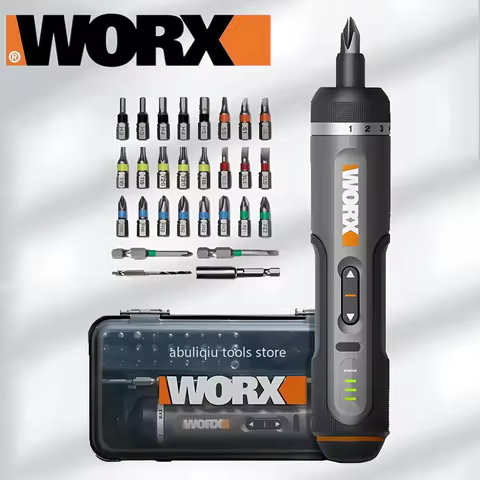 WORX WX242 4V Electrical Screwdriver Set Smart Cordless Electric Screwdrivers USB Rechargeable 30 Bi