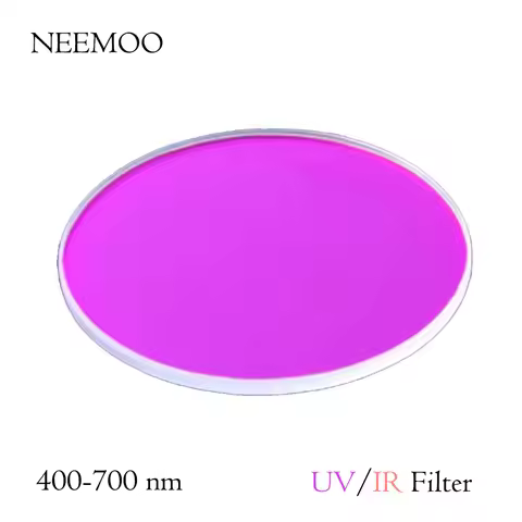 UV/IR-Cut Filter 380NM/400NM-680NM/700NM Round Dia=36mm/37.5mm/38mm Thick-2.0MM +AR Coating For Astr