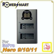 POWERSMART - GoPro Hero9/10/11 (AHDBT-901) 兩位電池充電器, USB輸入