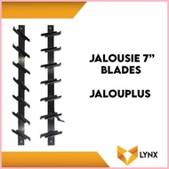 ◆ ☍ Jalousie Jalouplus 7 Blades for Louver Window 1 Pair