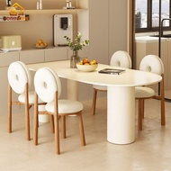 🔥Ready Stock🔥160/180CM Modern Marble Table Sintered Stone Long Dining Table Meja Makan Nordic Rectan