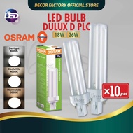 OSRAM [SET 10 Pcs] OSRAM Dulux D PLC Bulb 18W / 26W PLC Bulb Lumen 1200 1700 Coolwhite Warmwhite Day