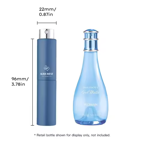 Davidoff - Cool Water Woman Limited Edition EDT Travel Spray (5ml), Genuine Fragrance Decant, Not Or