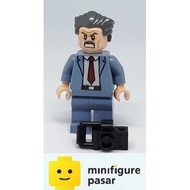 sh054 Lego Marvel Super Heroes Spider-Man 76005 - J. Jonah Jameson Minifigure with Camera - New