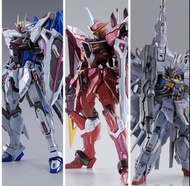 Metal build 天意高達日版及雪耀版自由及正義高達 全新未開