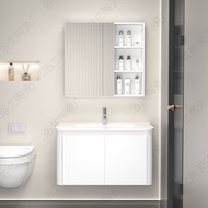 {Sg Sales} Vanity Cabinet Bathroom Cabinet Combination Toilet Wash Basin Bathroom Cabinet Ceramic Wh