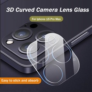 3D Curved Camera Lens Protector Case  For Iphone15 Iphone 15 Pro Max Tempered Glass Cover Iphoen Ipo