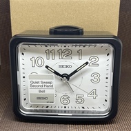 [TimeYourTime] Seiko Clock QHK061K Quiet Sweep Silent Movement Bell Alarm Light Alarm Clock QHK061