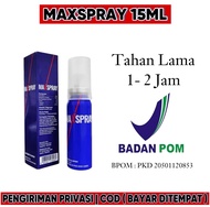 Maxspray Antiseptik 15ML BPOM / Max Spray Satu Botol Original Pria Tahan Lama