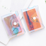 Transparent Card Holder PVC Waterproof Bus Card Holder 20 Card Slots ID Card Cover
