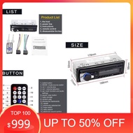 【Stok Tersedia】JSD-520 Tape Audio Radio Mobil Multifungsi Bluetooth Tip Komplit 24V Super Bass USB M