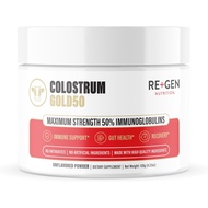 Re+Gen Nutrition Colostrum Gold 50 Colostrum Powder for Gut Health, Immune Support, Muscle Recovery 
