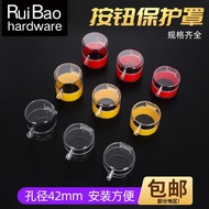 Opening 42mm Emergency Stop Button Switch Protective Cover Emergency Button Protective Cover Button 