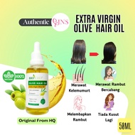 Minyak Rambut Zaitun Olive Hair Oil/ Biocho Olive Hair Oil/ Olive Hair Oil Rose Geranium/Minyak Kemiri 50ml