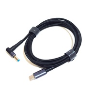 1.8m 140W Type-C to 4.5*3.0 Laptop Charging Cable for HP Omen Pavilion Gaming 15 17 ZBook Studio G4 