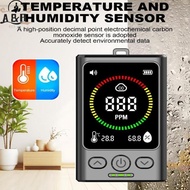 [A&B Dec] 3-in-1 Portable Carbon Monoxide Detector Rechargeable Digital Carbon Monoxide Alarm Suitab