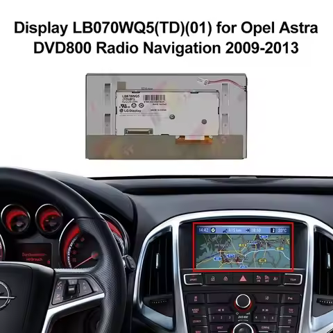Navigation Display LB070WQ5(TD)(01) for Opel Insignia Astra CD500 CD600 DVD800 Radio Navi